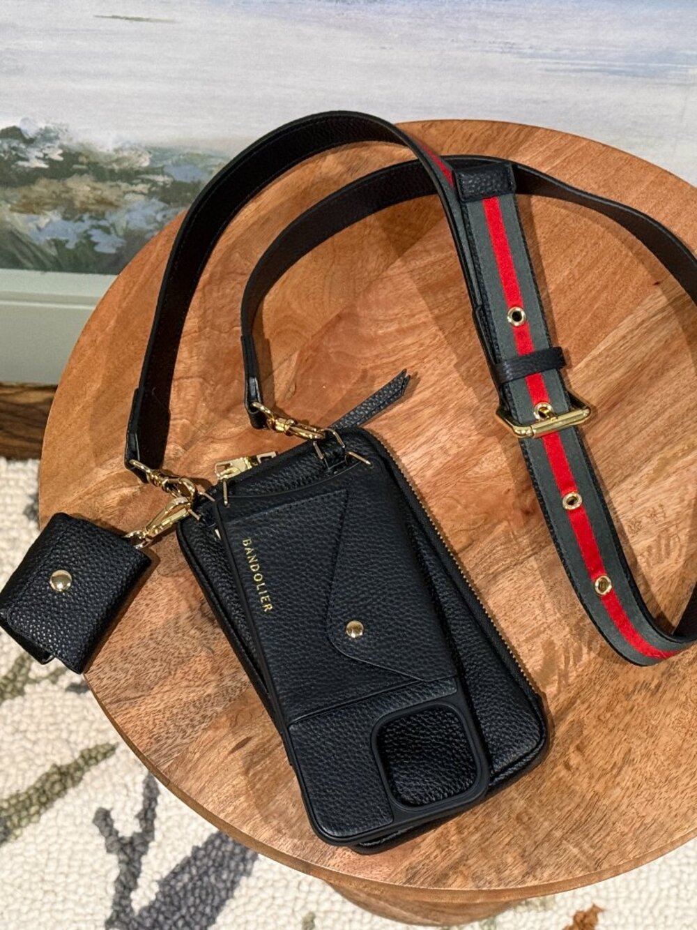 Bandolier - Kimberly 14 iPhone Pro Max - Phone/Pouch/Airpods - Black Pebble - Picture 2 of 7